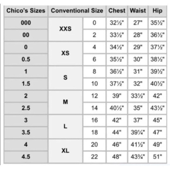 CHICOS LONG SLEEVE BOTTOM SHIRT OR JACKET SIZE 2. - Picture 16 of 16